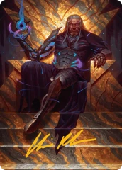 Tezzeret, Cruel Captain (01/54) Art Card - Gold-Stamped Signature